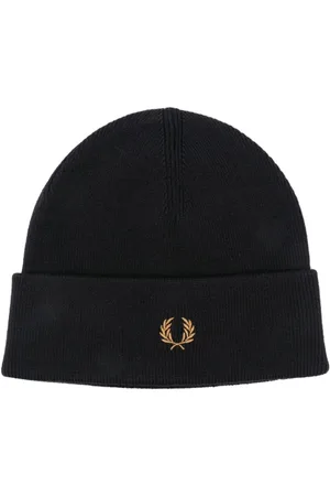 Fred Perry Embroidered-logo beanie hat