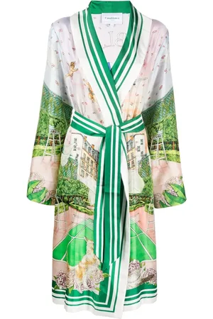 Casablanca Tennis Club belted coat