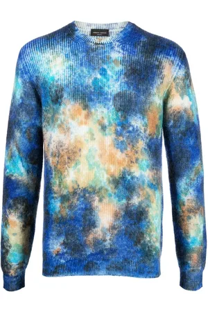 Roberto Collina Tie-dye effect jumper