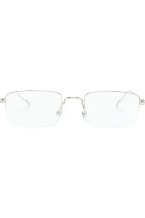Cartier Rectangular-frame metal glasses