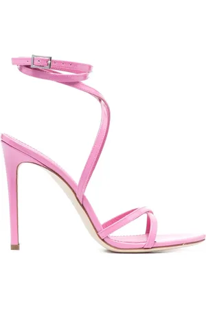 PARIS TEXAS 110mm lace-up sandals