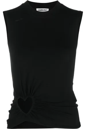 AMBUSH Heart cut-out top