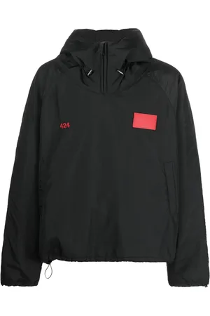 424 FAIRFAX Logo-patch jacket