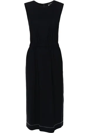 Fabiana Filippi Contrast-stitching midi dress