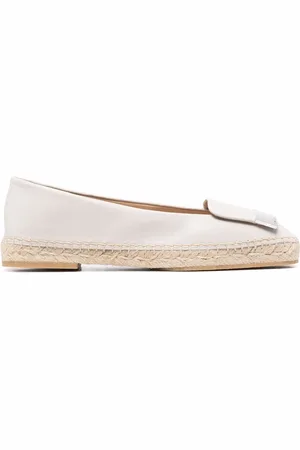 Sergio Rossi Sr1 flat leather espadrilles