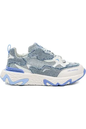 Karl Lagerfeld Blaze Strike denim patchwork sneakers