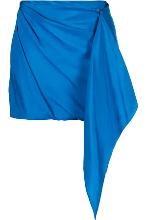 GAUGE81 Silk draped miniskirt