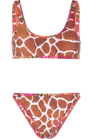 Reina Olga Giraffe-print bikini set