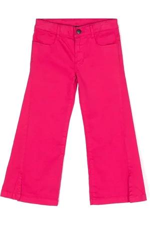 DKNY Logo-patch wide-leg trousers