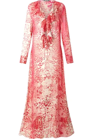 Roberto Cavalli Jaguar-print midi dress