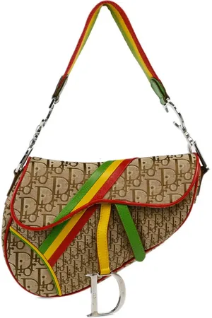 Dior 2004 Rasta Trotter Saddle shoulder bag