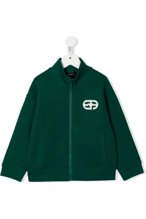 Emporio Armani Logo-print long-sleeve cardigan