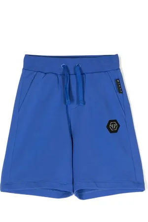 Philipp Plein Side logo-patch shorts
