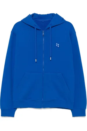 Ader Error Trs tag zip-up hoodie
