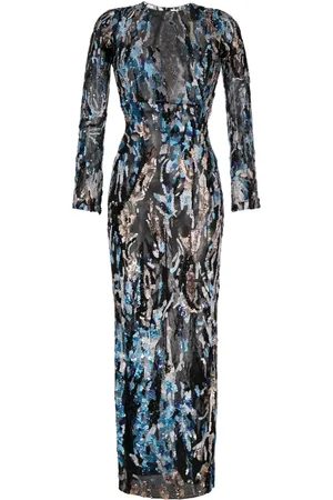 Saiid Kobeisy Bead embellishment tulle dress
