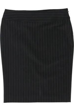 Gucci 2000s pinstripe mini skirt