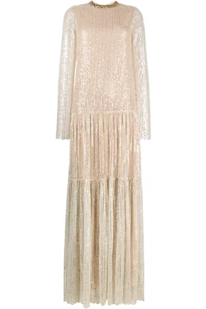 Giambattista Valli Tiered sequinned gown