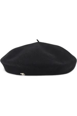 CHANEL 1998 CC wool beret hat
