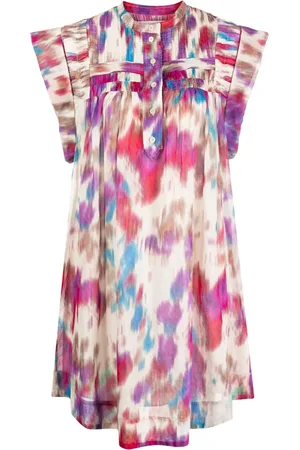 Isabel Marant Leazali printed short dress