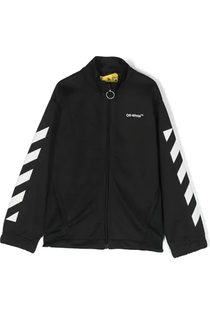 OFF-WHITE Long-sleeve zip-up sweatshirt