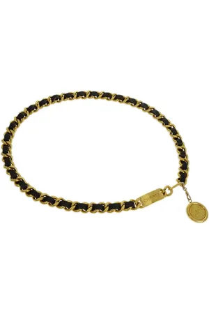 CHANEL 1990-2000s Medallion chain belt
