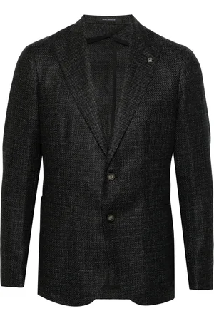 TAGLIATORE Logo-brooch blazer