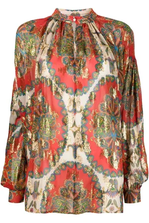 Etro Paisley-print silk blouse