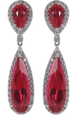 FANTASIA BY DESERIO Embellished teardrop earrings