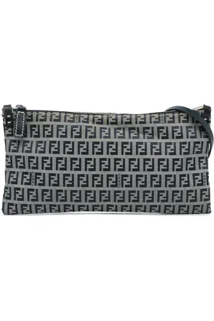 Fendi 2000-2010 Zucchino Canvas Pochette crossbody bag