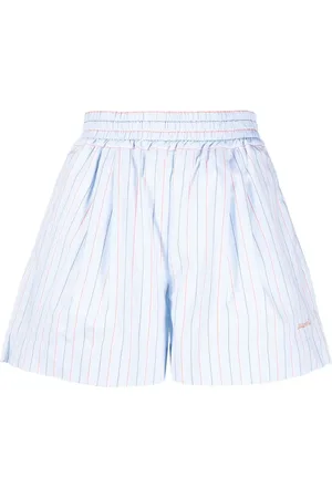 Marni Striped cotton shorts