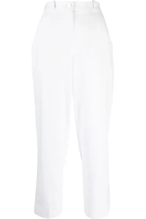 CHANEL 2000 cropped straight-leg trousers