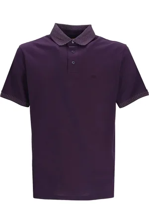 Emporio Armani Polka dot-trim cotton polo shirt