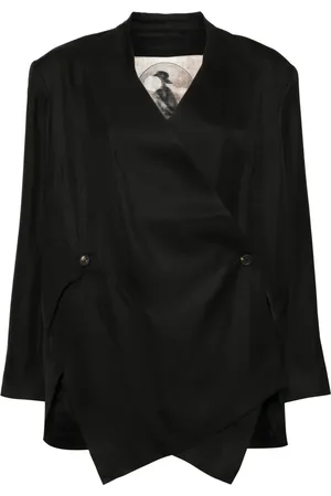 ZIGGY CHEN Asymmetric long sleeve blazer