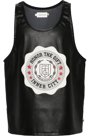 HONOR THE GIFT Faux-leather vest