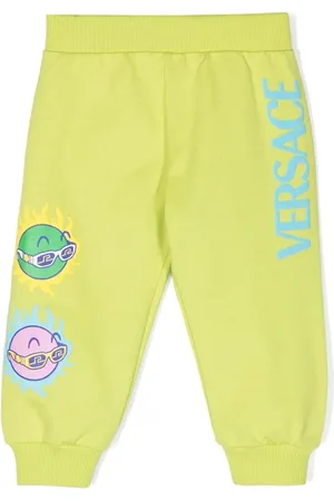 VERSACE Logo-print track pants