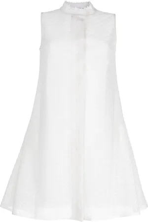 SHIATZY CHEN Lace concealed-front vest