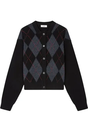Studio Tomboy Argyle-pattern cardigan