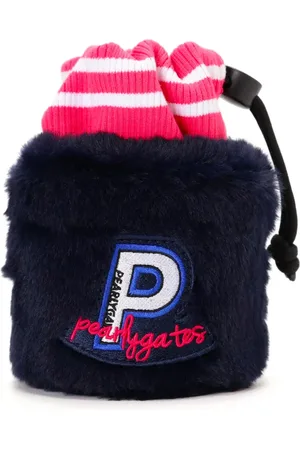 PEARLY GATES Logo-appliqué pouch