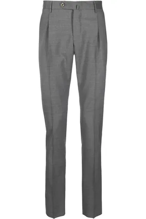 PT Torino Mid-rise tailored trousers