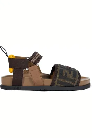 Fendi First Step logo-printed sandals