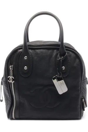 CHANEL 2006-2008 Coco Mark Bowling handbag