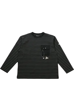and wander Striped long-sleeve T-shirt