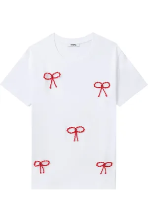 VIVETTA Bow-embellished T-shirt