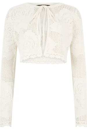 Roberto Cavalli Cropped knitted cardigan