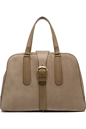 Bally Bowling suede tote bag