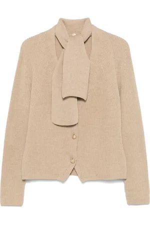 Salvatore Ferragamo 1970s scarf-detail cardigan