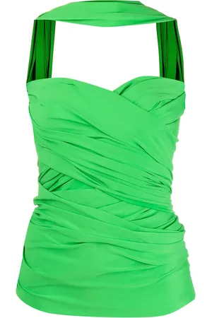 Balenciaga Wrap-style bustier top