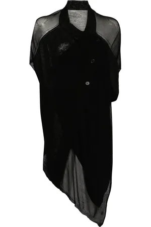 YOHJI YAMAMOTO Asymmetric sheer top