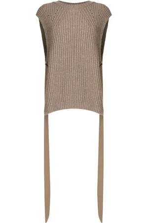 GOEN.J Side-taps knitted top