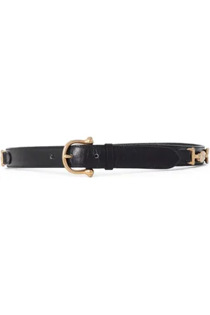 Céline 1970s leather Caleche belt